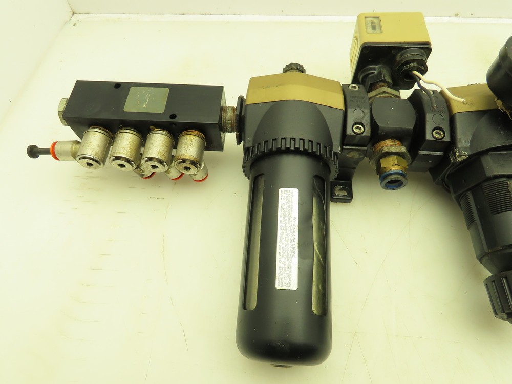 Ross MD451PSB42 Pneumatic Inline Lubricator Air Filter Regulator Assembly
