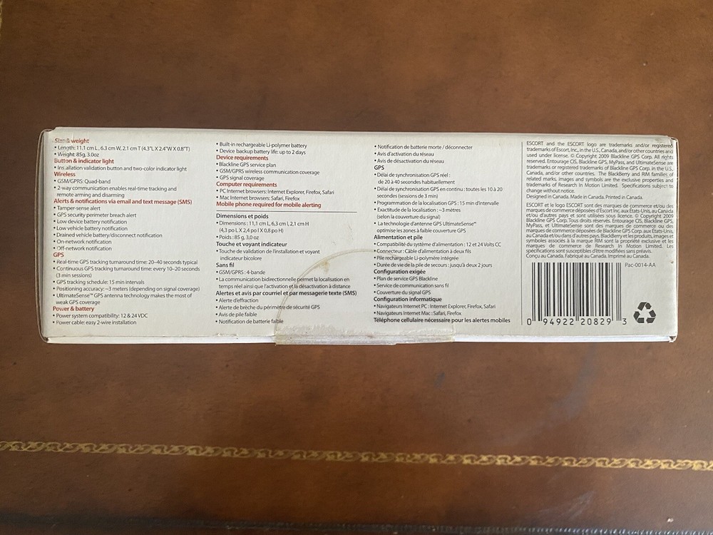 escort entourage cis gps