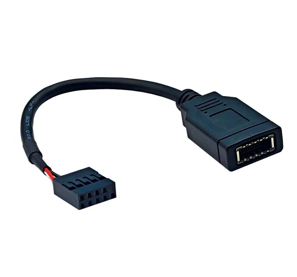 Motherboard USB 2.0 to Type C Front Panel Cable USB-C Front Panel Adapter