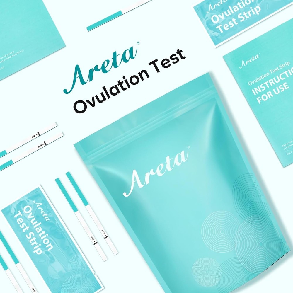 Areta Ovulation LH Test Strips Kit, 30 Count, High Accuracy Ovulation Test Kit