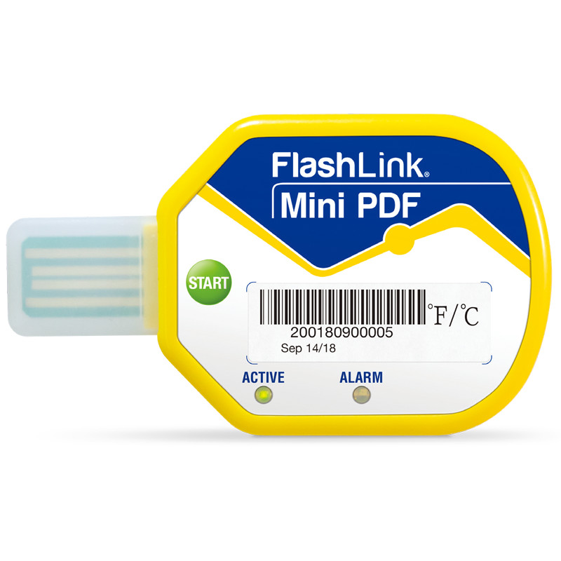 DeltaTRAK Disposable FlashLinkPDF Mini Data Logger-31010