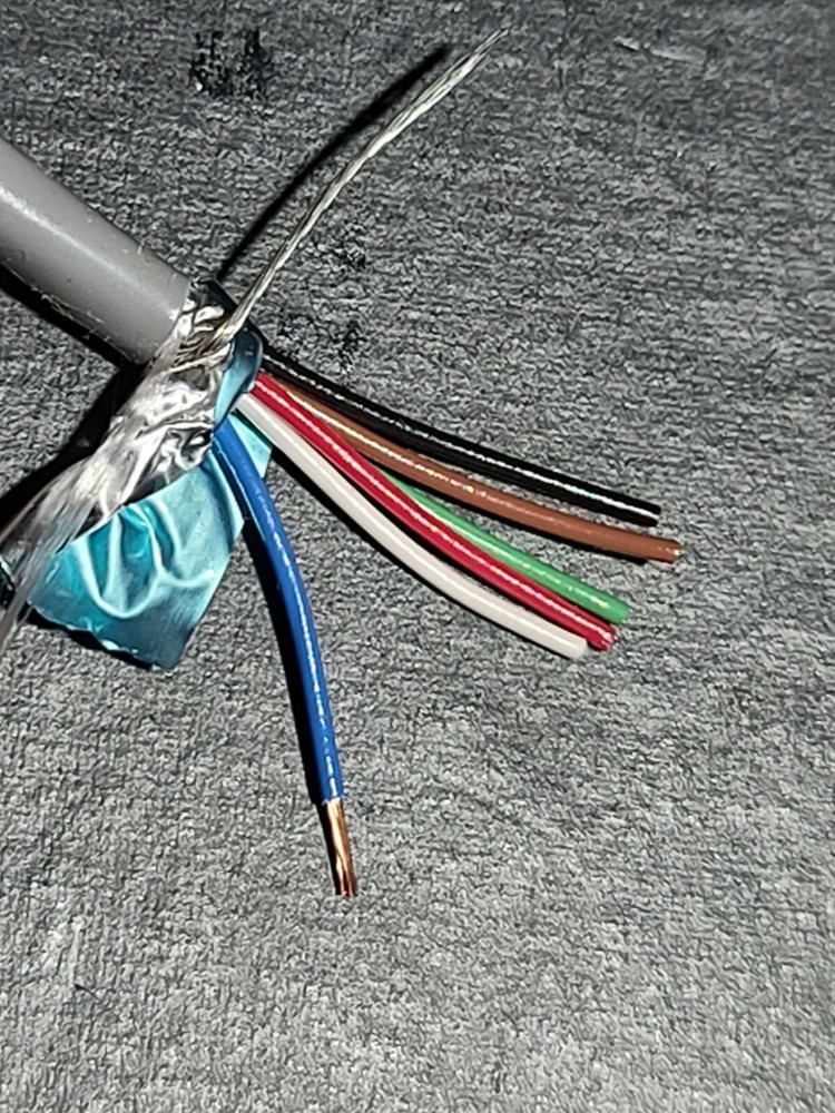 Carol E2006S 22/6C Shielded Communications/Security Cable Riser CMR Gray /100ft