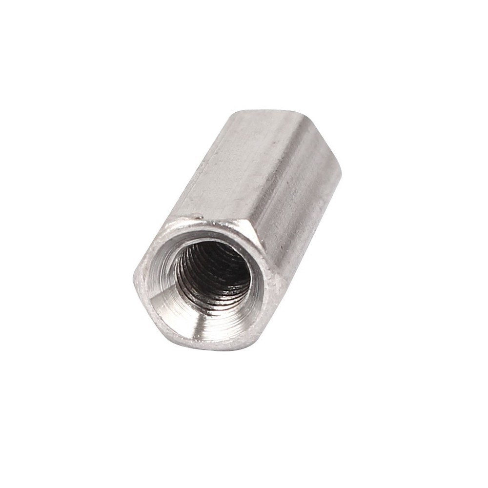 6Pcs, M5x20mm Stainless Steel Threaded Bar Rod Studding Hex Connector Deep Nut