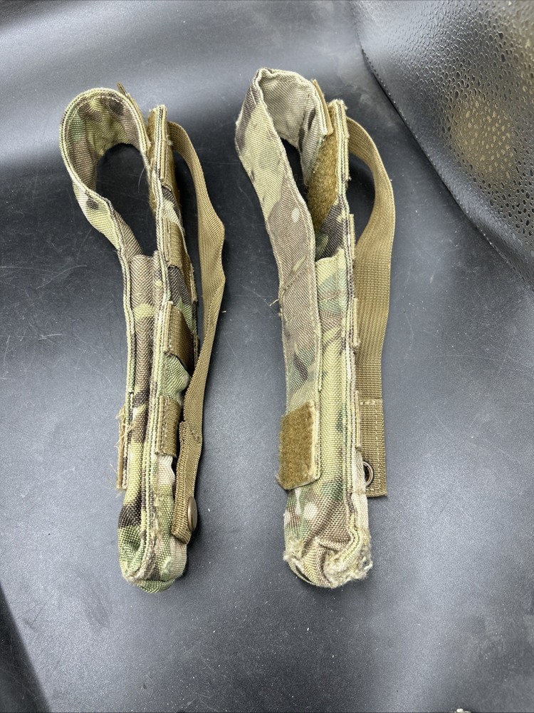 USGI MOLLE Baton Flare Flashlight Pouch Multicam OCP