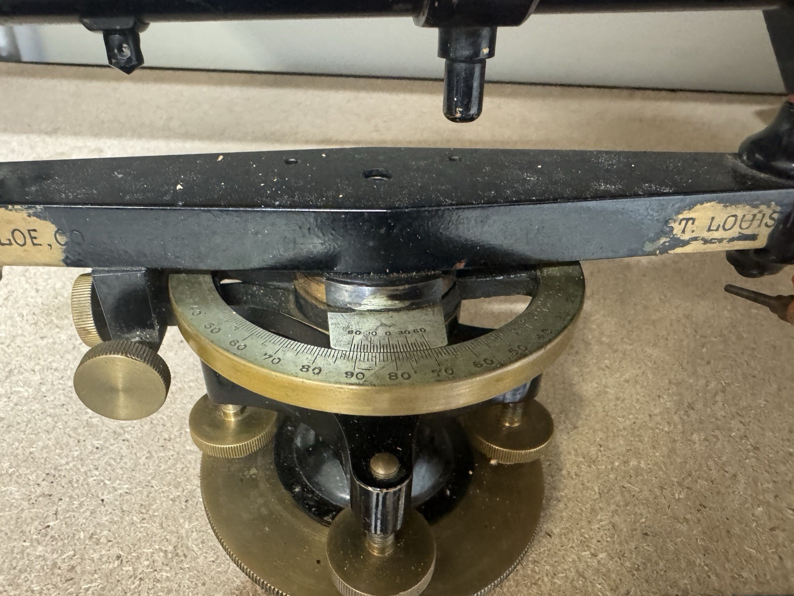 antique surveyors transit