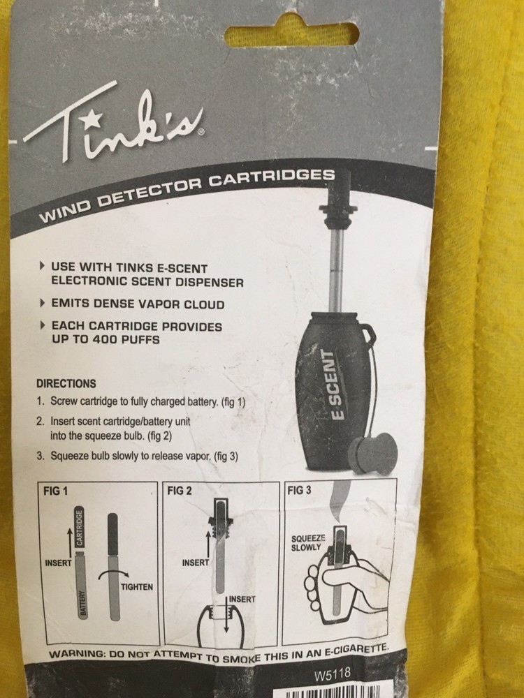 Electronic Wind Detector Cartridges For E-Scent By Tink’s