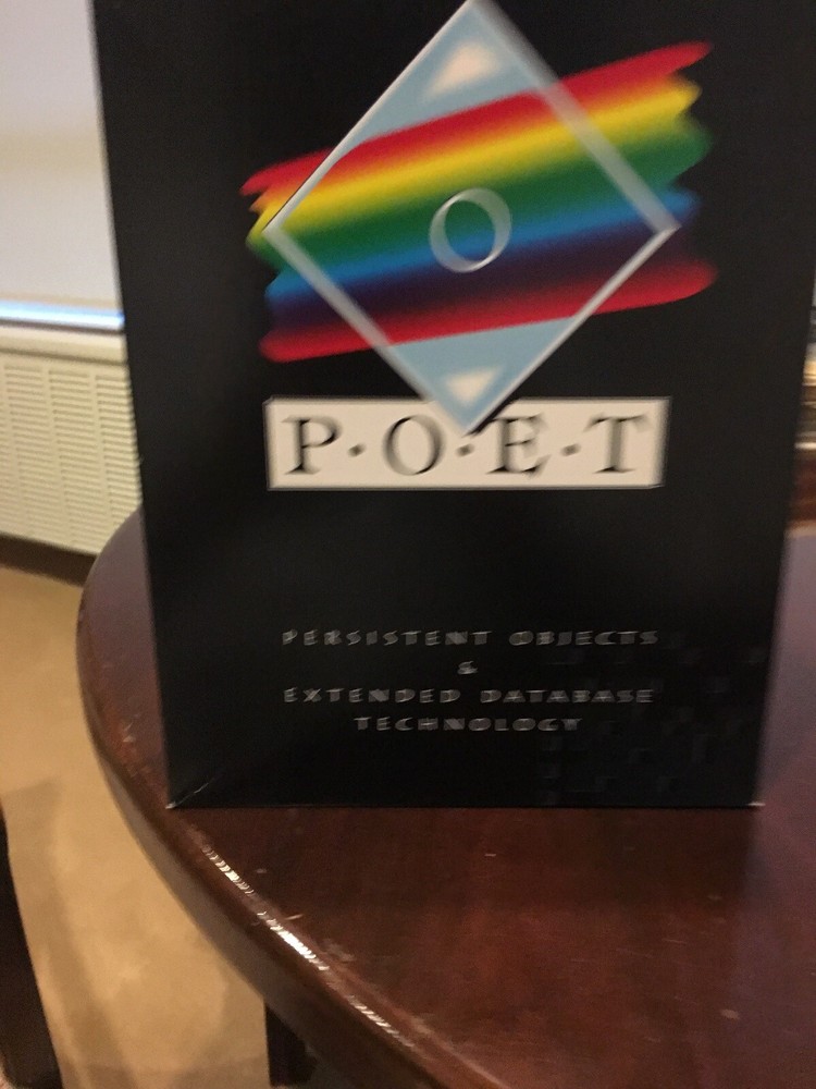 POET SOFTWARE . Persistent Objects & Extended Database Technology. Never Used