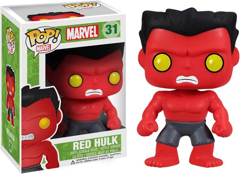 Funko POP Marvel : Red Hulk Action Figure