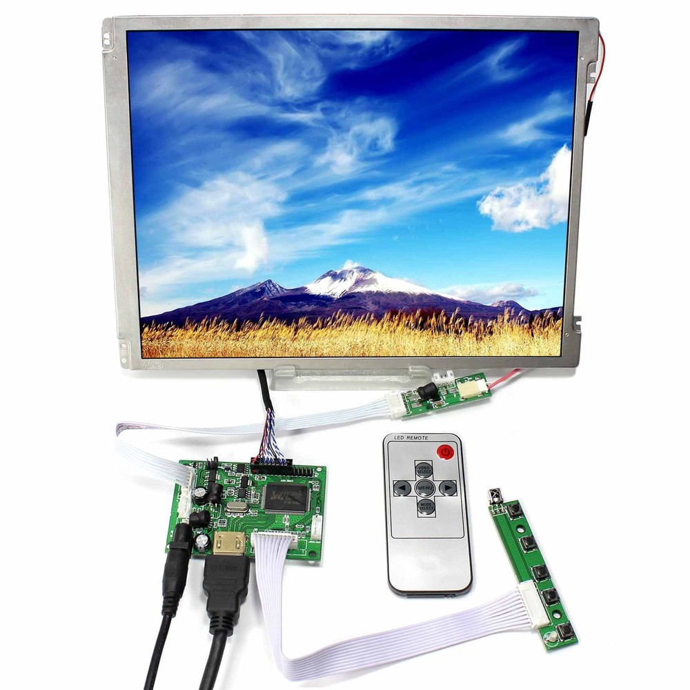 HDM I LCD Controller Board 10.4" 800x600 LED Backlight LCD Screen