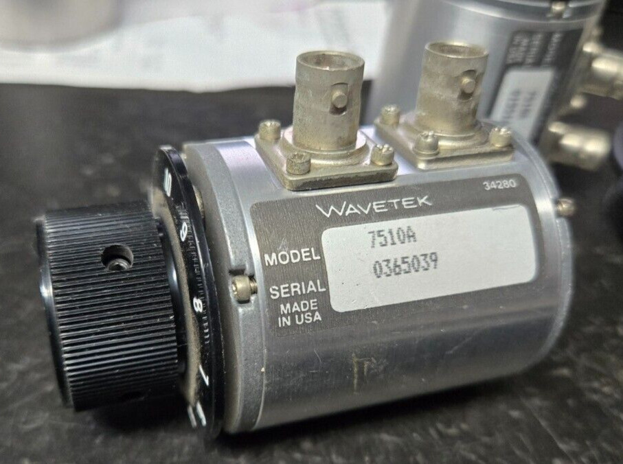 WAVETEK Model 7510A -  75 Ohm Step Attenuator - 0-10 dB - 1 dB Per Step TESTED!!