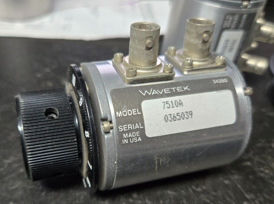 WAVETEK Model 7510A - 75 Ohm Step Attenuator - 0-10 dB - 1 dB Per Step TESTED!!