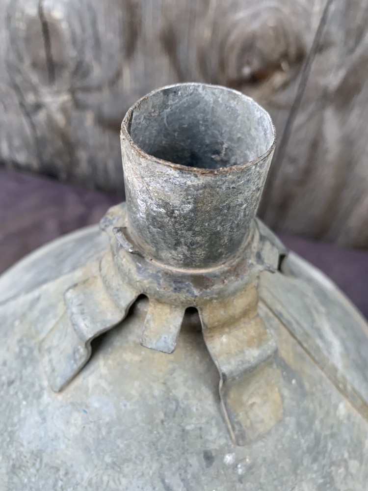 Vintage Galvanize Funnel - Farm Primitive, Good Solid Usable. Fuel, Agriculture