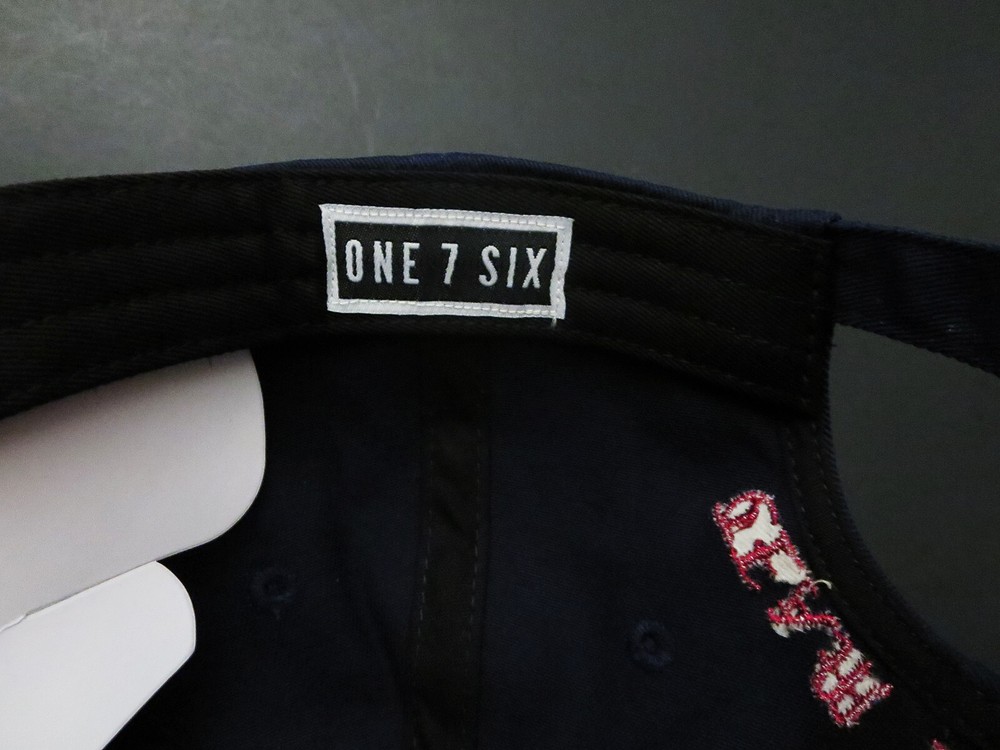 ONE7SIX REDMAN TEAM FIRST SOF SPECIAL OPS NAVY & RED DAD HAT ONE 7 SIX O7S