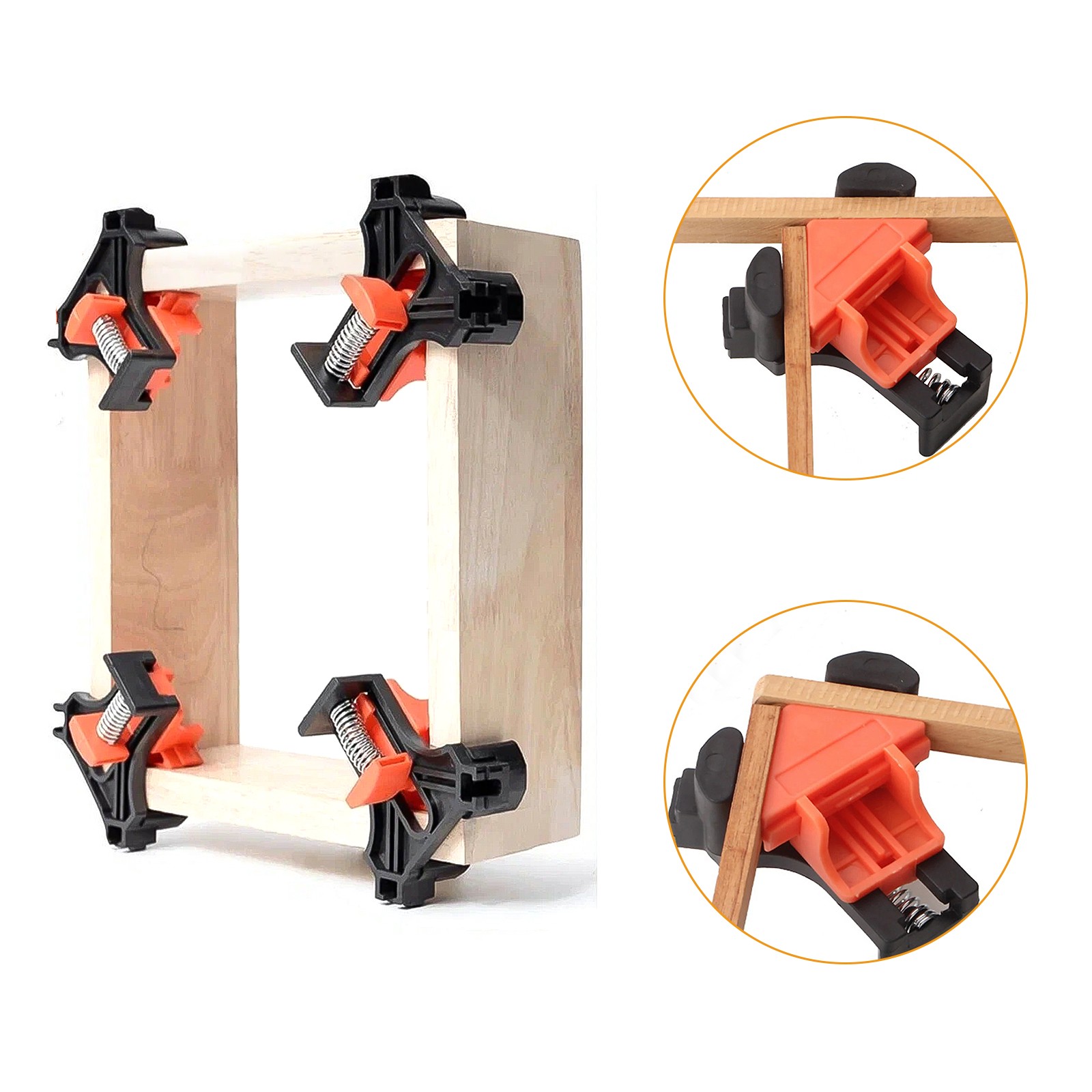 8x 90 Degree Right Angle Corner Clamp Woodworking Wood For Kreg Jigs Clamps Tool