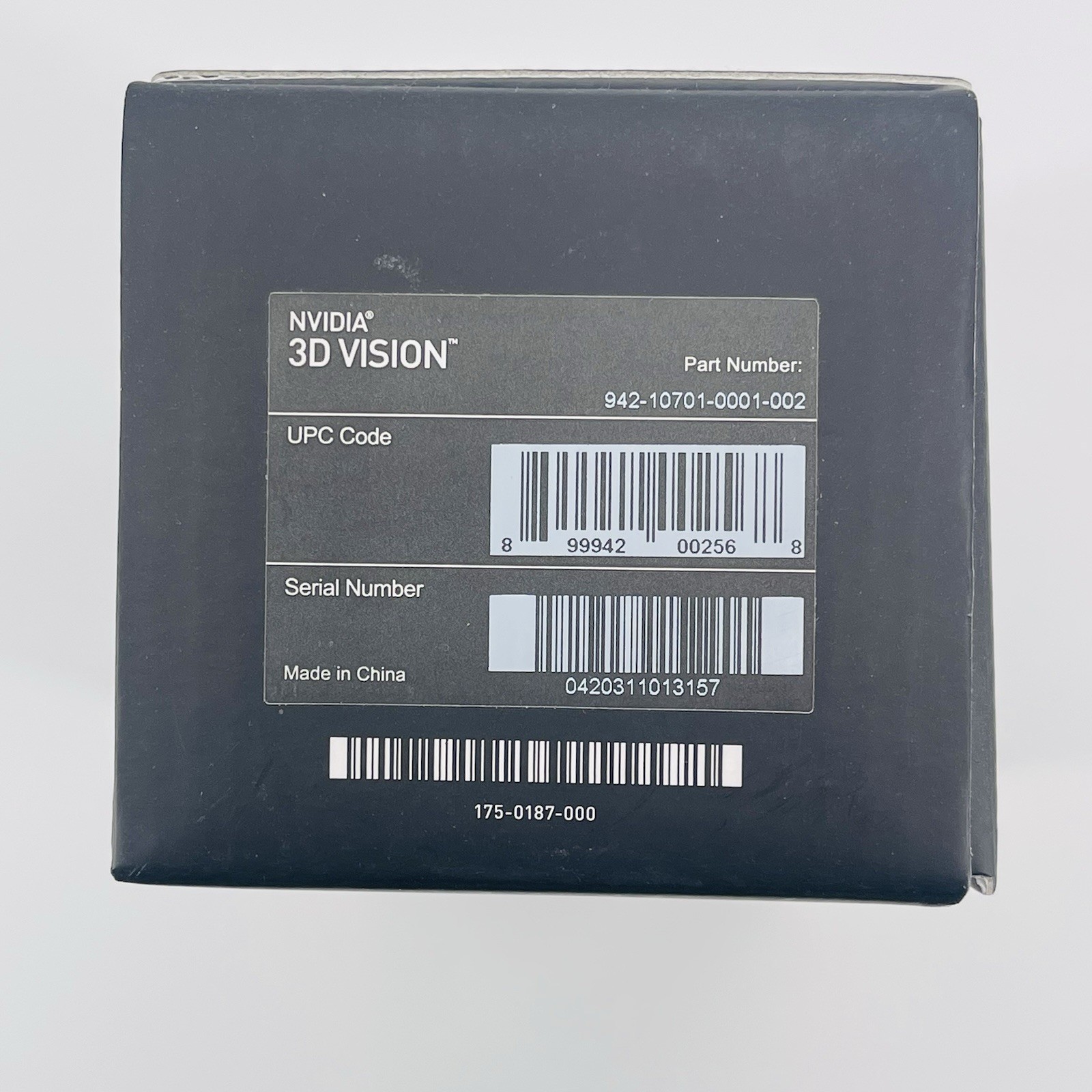 Nvidia 3D Vision Wireless Glasses Immersive 942-10701-0001-002 Open Box