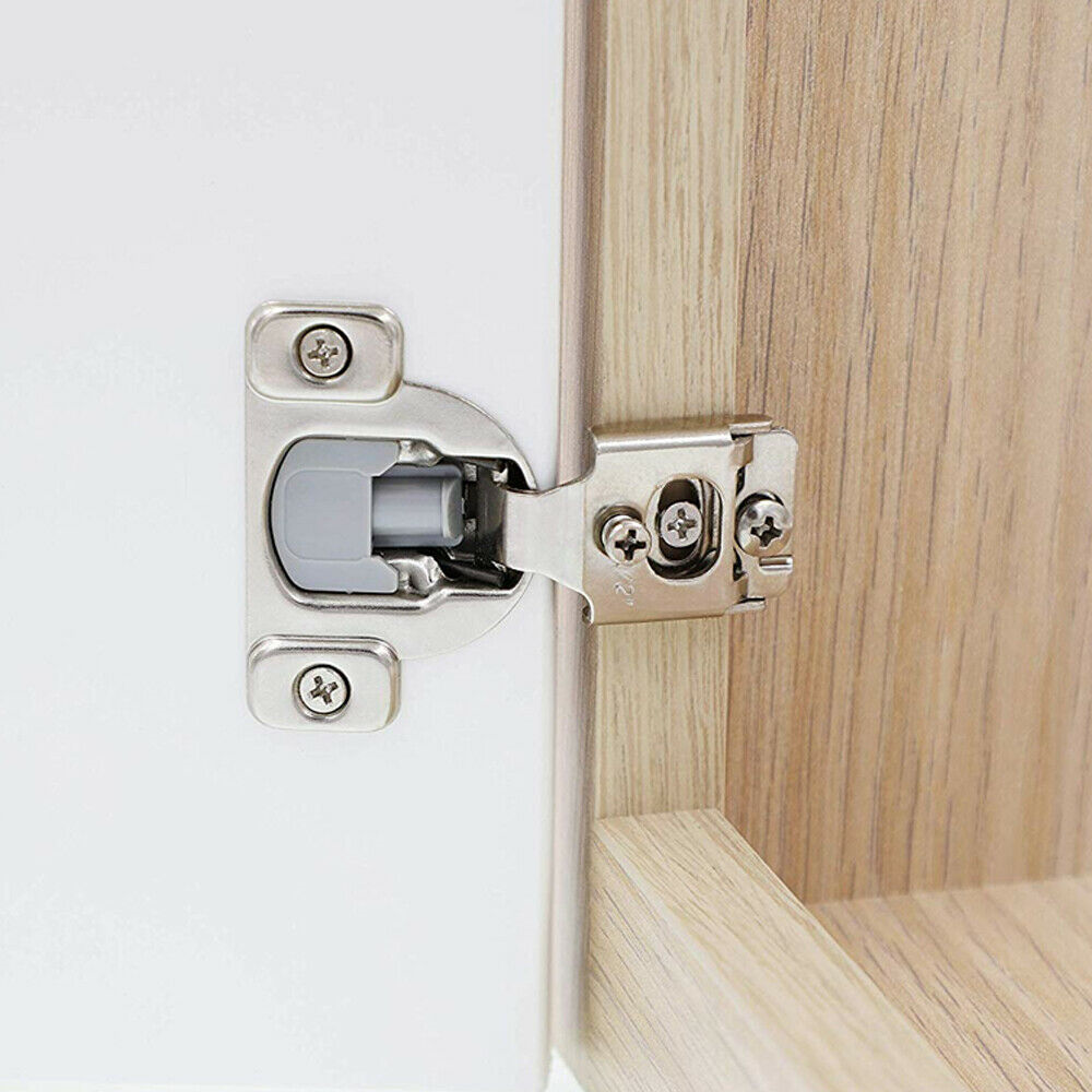 5 Pack 1/2" Overlay Soft Close Face Frame 105° Compact Cabinet Hinge Handware US