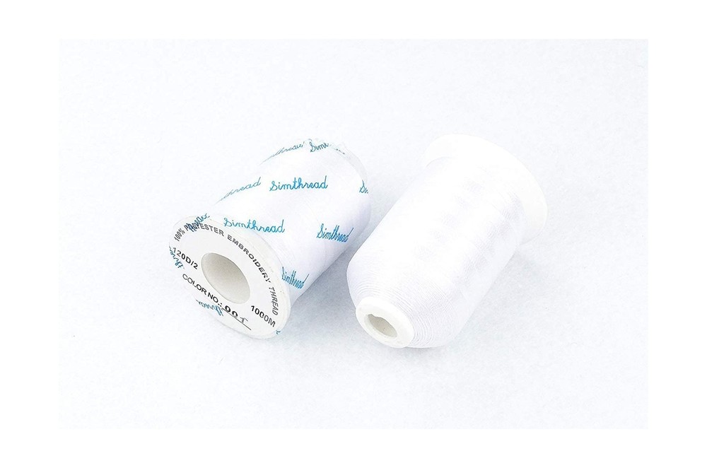 Simthread Value Pack Bundle Add-ons | Madeira 120 Colors Kit & 6 White Machin...