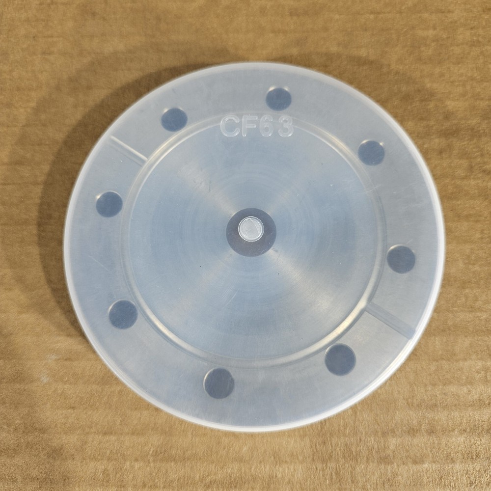 DN63CF 4.5" CF Conflat Flange Protector Cap Knife Edge Cover Plastic PE 10-Pack