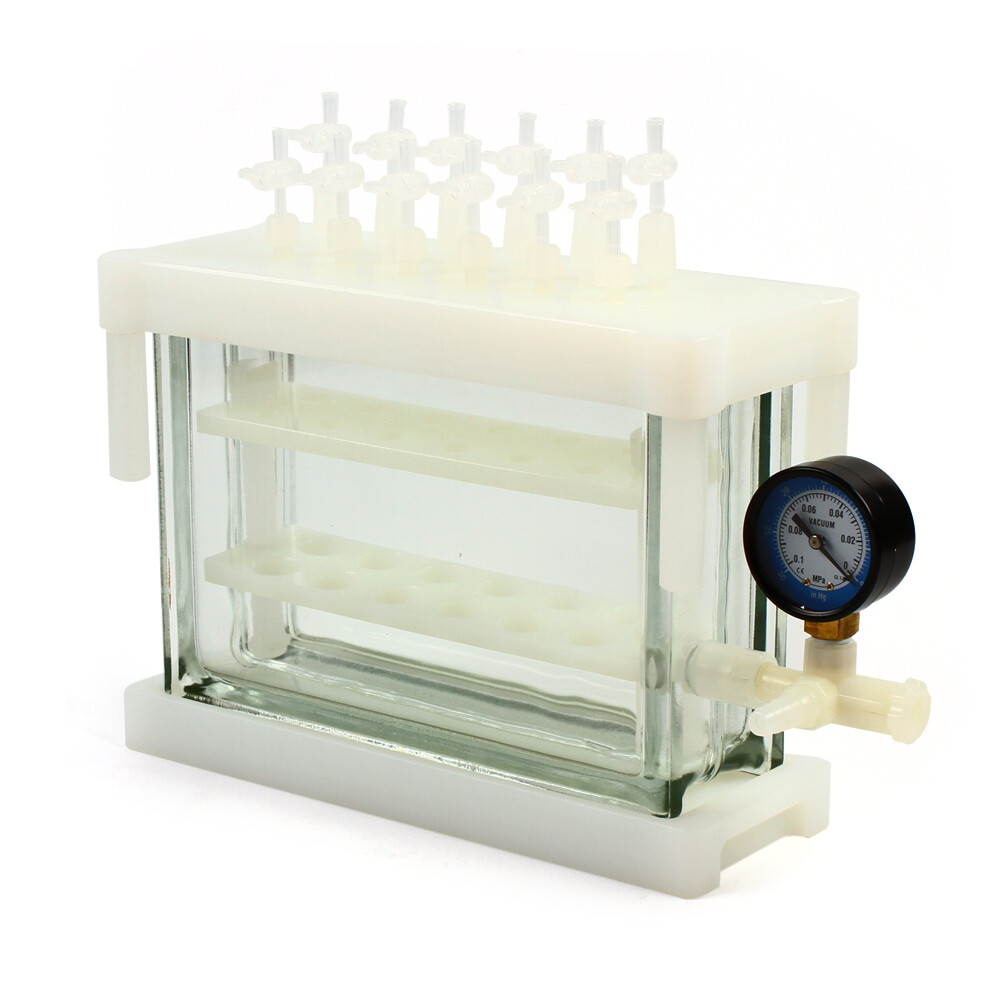 12 Position Solid Phase Extraction Vacuum Spe Manifold E For Lab Areas 2 Shelves
