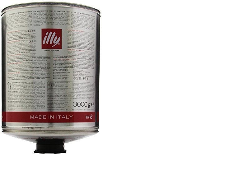ILLY ESPRESSO 6.61 LBS BEAN DARK/INTENSO ROAST *SCREW ON LID - exp date 2026+