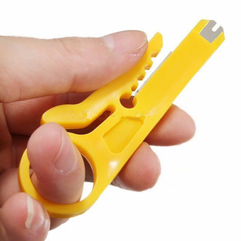 Network Cable Punch Down Tool Kit Tester Crimper Cutter Pliers Screwdrivers Case