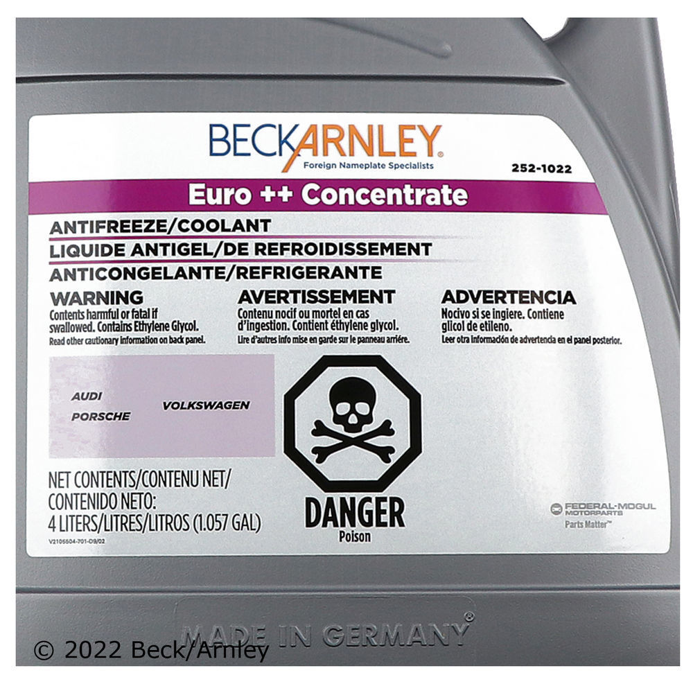 Anti-Freeze Beck/Arnley 252-1022