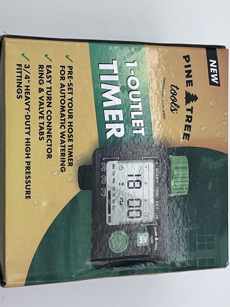 Programmable Water Timer for Garden Hose Pine Tree Tools Hose Timer