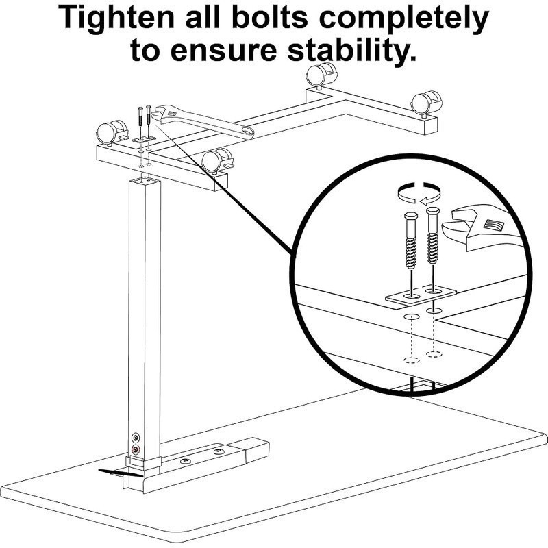 Adjustable Overbed Table Disabled W/ Rolling Casters Multipurpose Medical Use