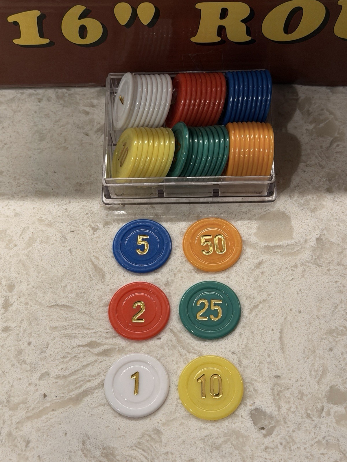 16 Inch Roulette Wheel Game Set with Game Layout, Mini Chips, Rake