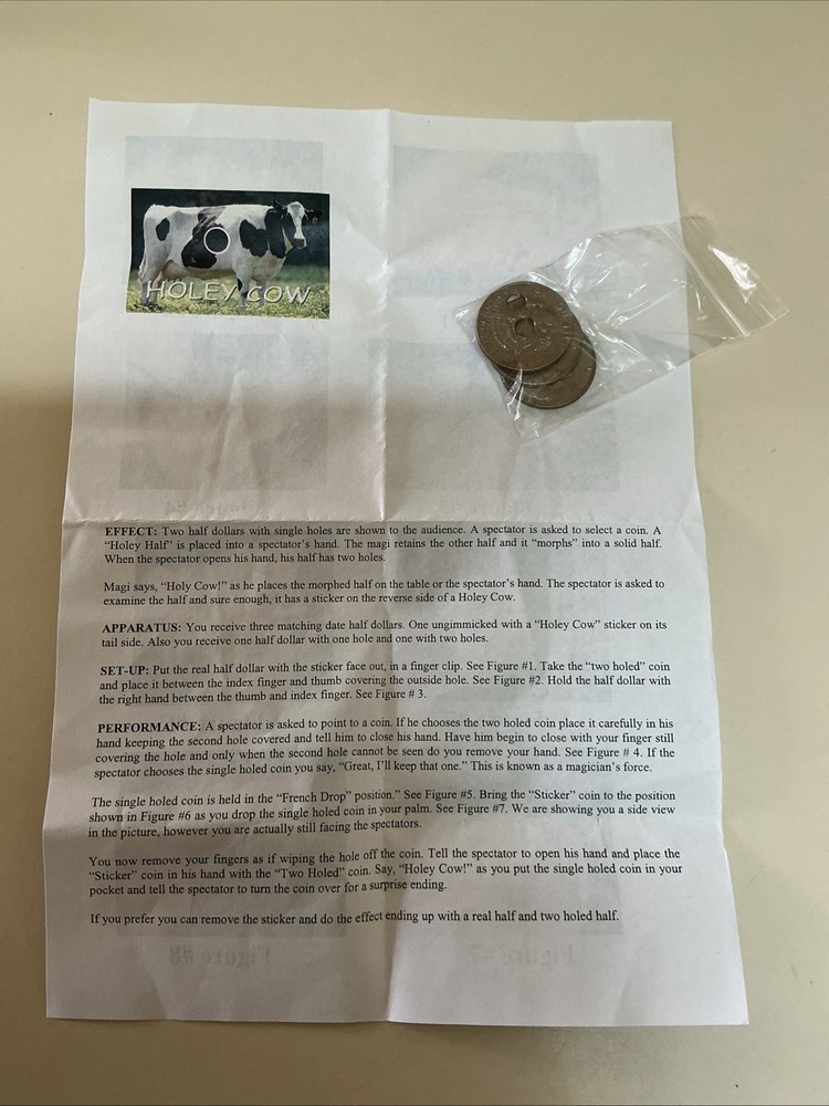 Holey Cow Magic Trick