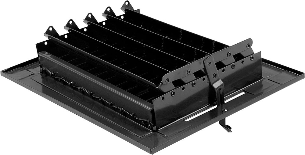 HVAC Premium 10x8 Adjustable Air Supply Diffuser Ceiling Wall Vent Black