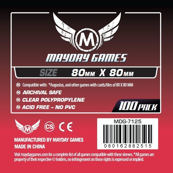 Square Card Sleeves - Medium (80x80mm)