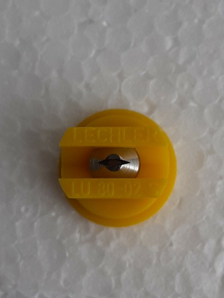 Flat Spray Tips [4 PACK] Yellow 80° Polymer w/ SS Insert 0.20 GPM @ 40 PSI