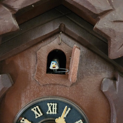 Vintage West Germany Cuckoo Clock Storage In Box Long***Needs Adjusting it stops