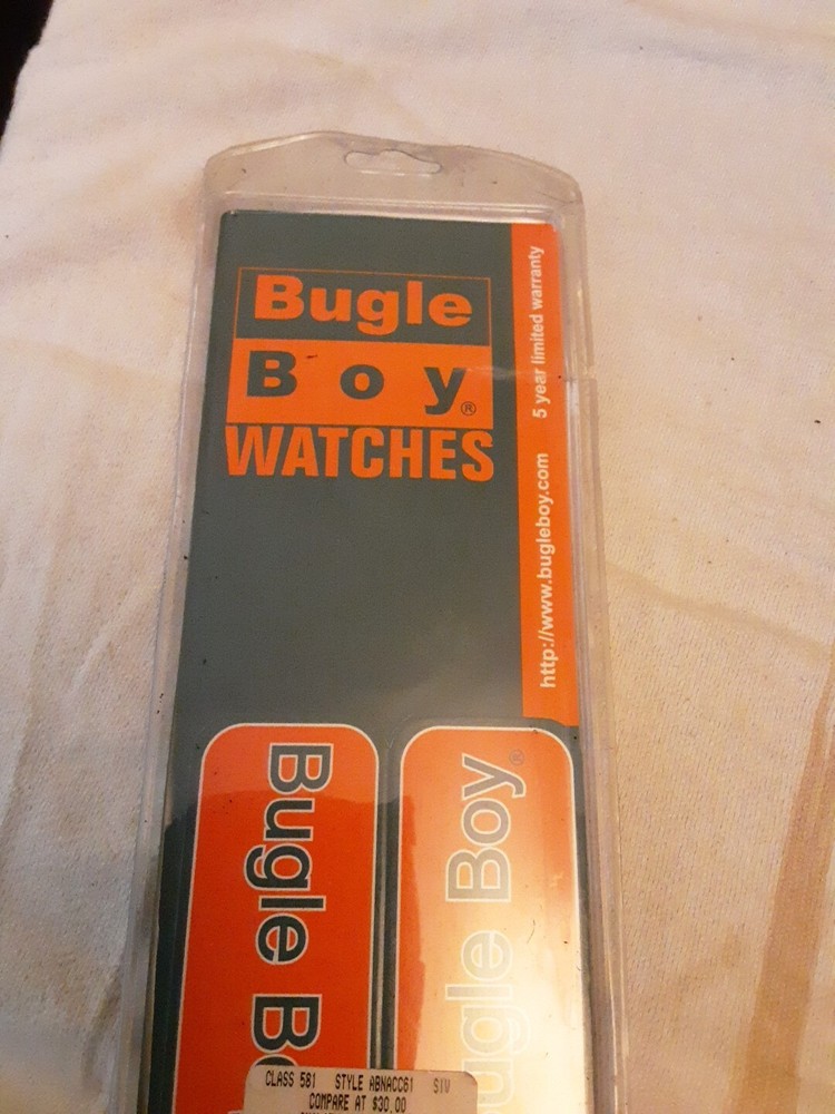 Bugle Boy Watch & Caribiner Open Package Need Battery