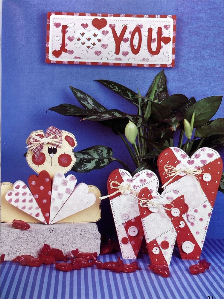 Vintage Decorative Painting Patterns Patchwork Hearts and Eggs Lisa Williams