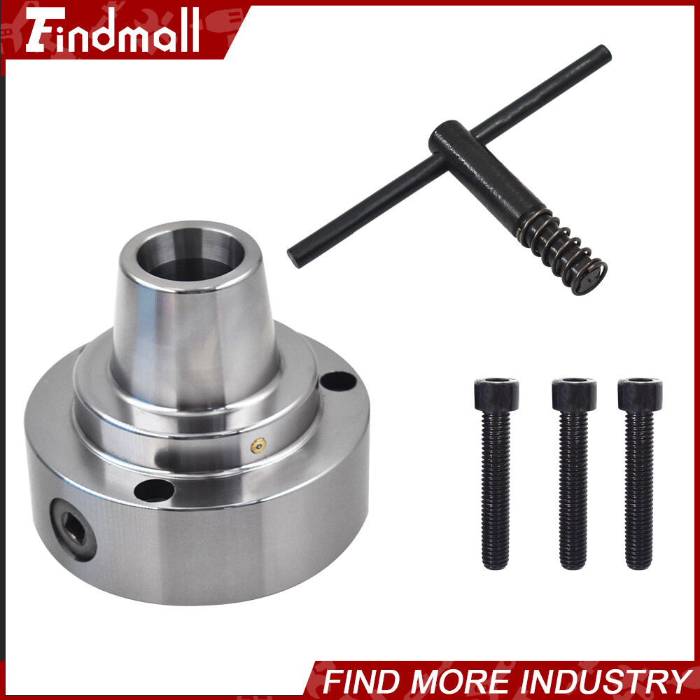 Findmall 5" 5C Collet Chuck Closer Lathe Plain Back Use 5C Collet 0.0006 TIR New