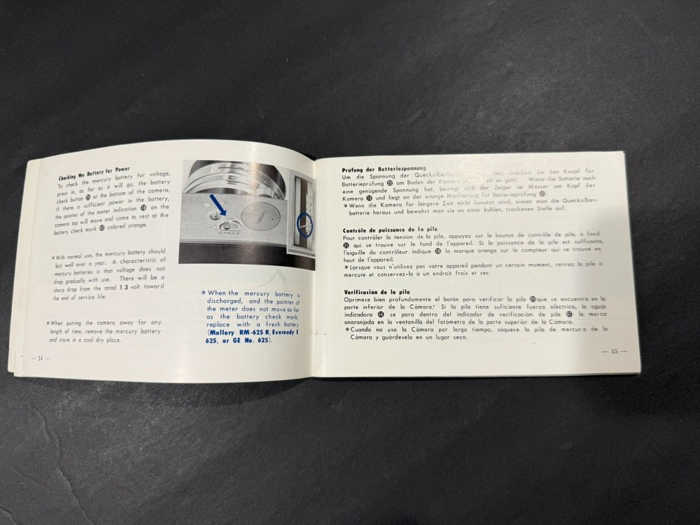 Konica Auto 52 Camera Instruction Manual.