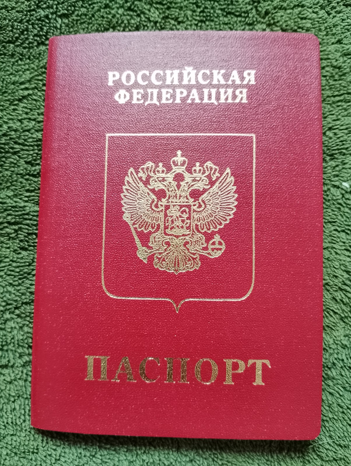 Two foreign travel passports belonging to a female Russian citizen.