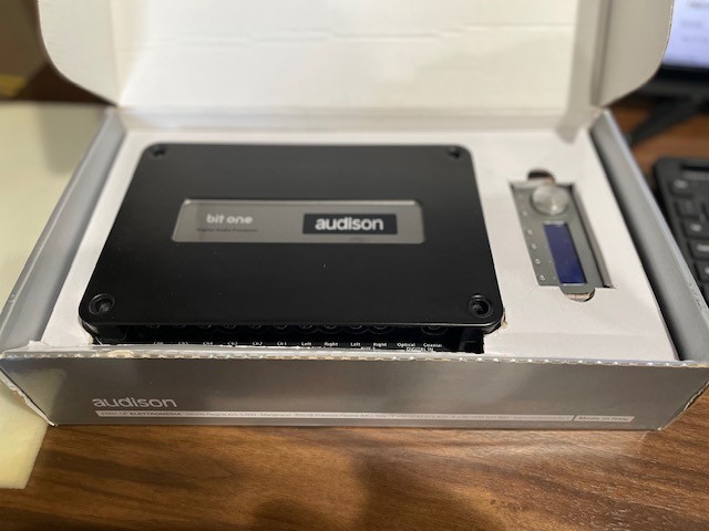 Audison Bit One Processor (Remote, Cables , CD, Manual included)