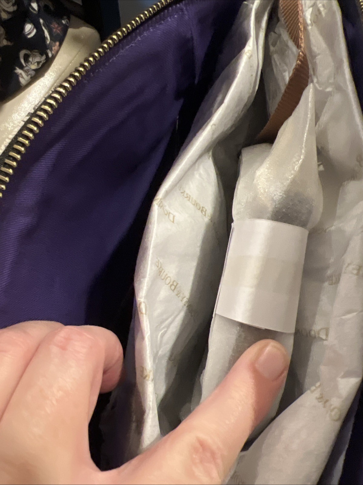 Disney Dooney & Bourke Haunted Mansion Toile Satchel NWT