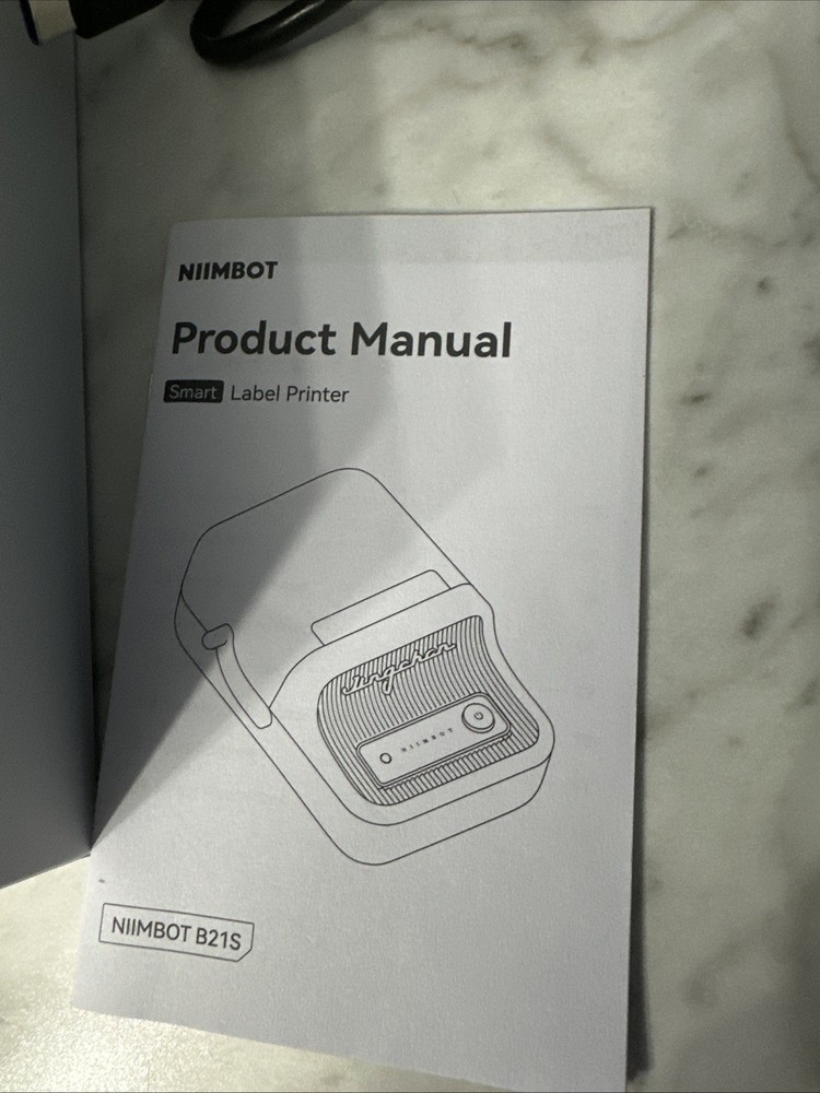 NIIMBOT B21S Smart Label Printer Open Box