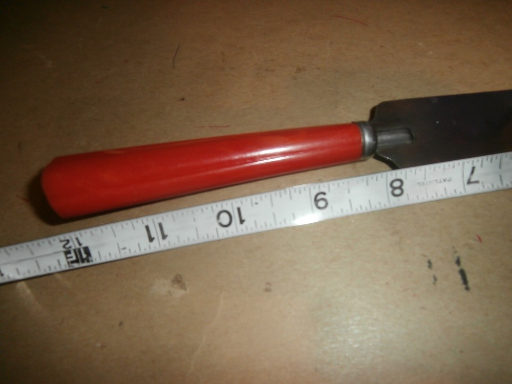 Vintage Bakelite Red Handle Frosting Spreader Kitchen Tool