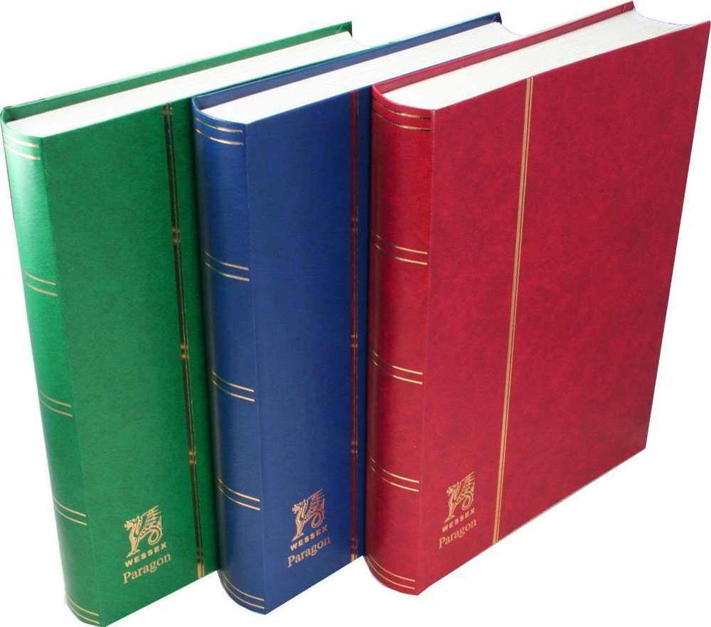 Wessex Paragon 32/64 side White Page Stamp Stockbook 'A4' size (12" X 9").