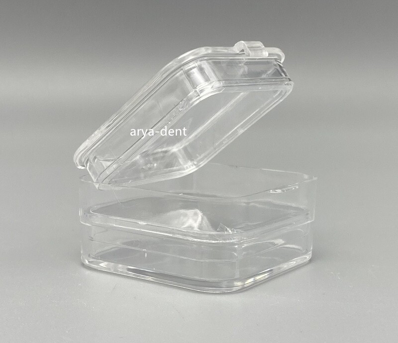90pcs Denture Teeth Membrane Case Container Hinge Jewelry Display Storage Box