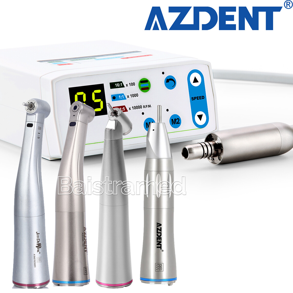 AZDENT Dental LED Brushless Electric Micro Motor /LED 1:5 1:1 1:4.2 Handpiece