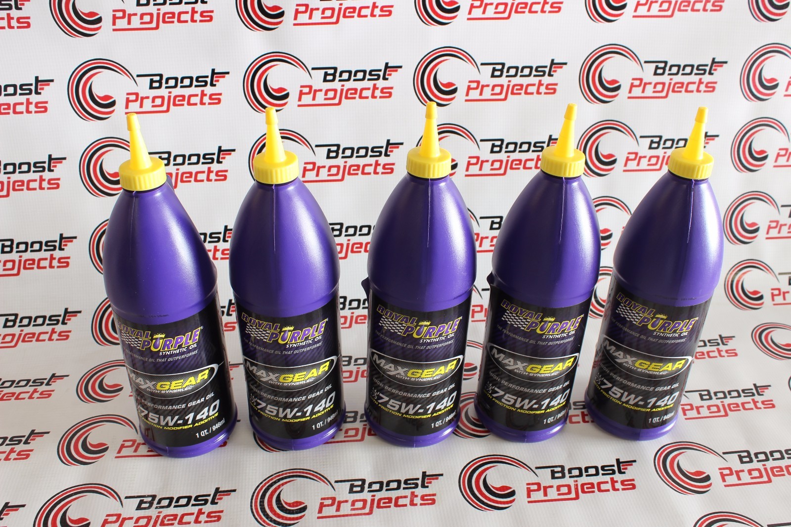 Royal Purple Max Gear Oil Synthetic 75W-140 1-Qt Bottle Set of 3 01301