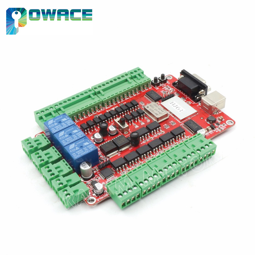 4 Axis USBCNC Breakout Board Interface Controller+Hand Controller for CNC Router