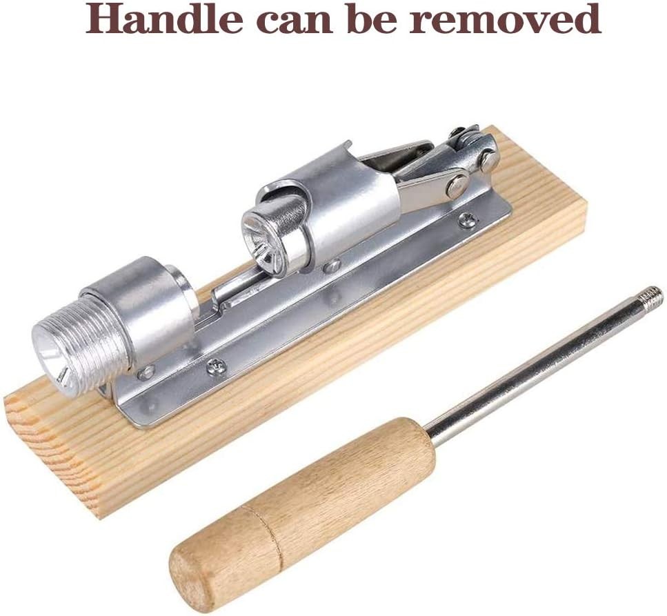 EGETOTA Heavy Duty Nutcracker Pecan Walnut Opener with Picks Brush Desktop Tool