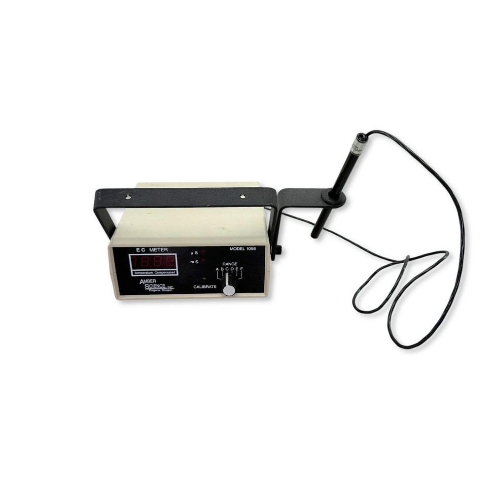 Amber Science Model 1056 Digital EC Conductivity Meter Temperature Compensated